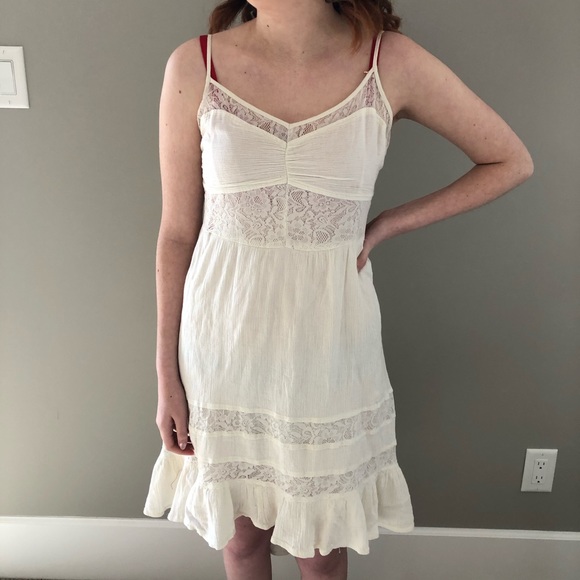 Cream Roxy Dress